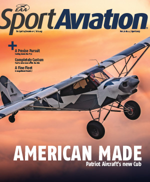 April 2023 Sport Aviation Magazine Cover | Super Patriot Cub Kit