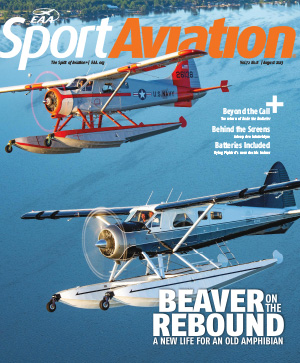 August 2023 EAA Sport Aviation Magazine Cover
