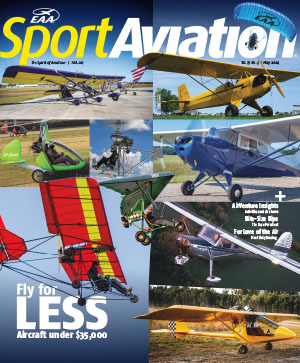 Sport Aviation Magazine May 2024 Cover