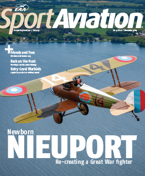 Sport Aviation Magazine Cover November 2024