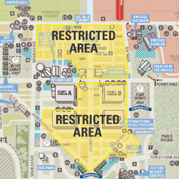 Ground Access Rules for AirVenture 2021