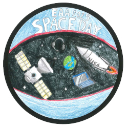 eaa space day 2024 badge